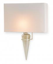  5204 - Larsen Nickel Wall Sconce, Whi