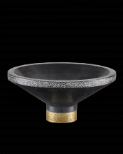  1200-0659 - Vincent Black Marble Bowl