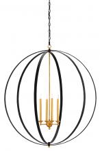 Currey 9000-0238 - Ogden Black Orb Chandelier