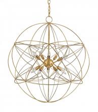  9840 - Zenda Gold Orb Chandelier