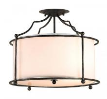  9904 - Cachet Black Semi-Flush Mount