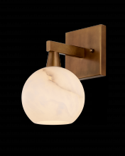 Currey 5800-0041 - Bombelles Brass Bath Wall Sconce