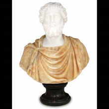  1200-0664 - Thanos Marble Bust Sculpture