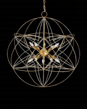  9840 - Zenda Gold Orb Chandelier