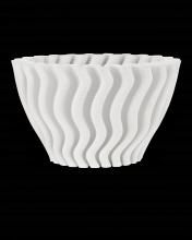  1200-0933 - Ripple White Vase