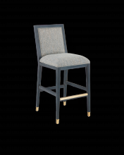  7000-0922 - Santos Vintage Navy Bar Stool,