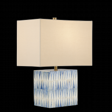  6000-0887 - Nadene Blue & White Table Lamp